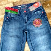 Детски дънки Desigual 8-9-10г., снимка 2 - Детски панталони и дънки - 40171153