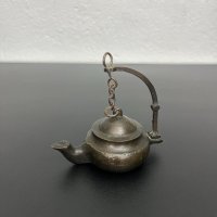 Автентична бронзова маслена лампа. №5066, снимка 1 - Антикварни и старинни предмети - 44259640