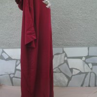 7XL Нова дълга рокля Shein  с качулка , снимка 8 - Рокли - 41957348
