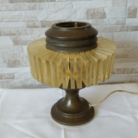 Стара настолна нощна лампа  - Антика, снимка 4 - Антикварни и старинни предмети - 36306724