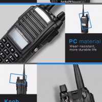 От вносител PMR модел 2023 Нова Baofeng Uv82 8w 5000mah Професионална Двубандова РАДИОСТАНЦИЯ pmr, снимка 7 - Друга електроника - 39243483