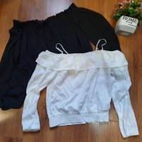 Бяла блузка H&M Размер152, снимка 2 - Панталони - 35931840