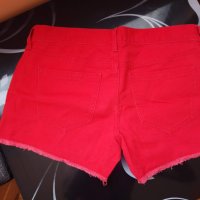 червени дънкови панталонки Old Navy, снимка 3 - Къси панталони и бермуди - 35998724