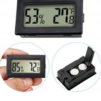 ZHITING LCD дисплей Мини термометър Lgrometer Вътрешен измервател на влажност , снимка 1 - Други - 38602439
