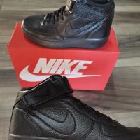 Намаление 25лв Дамски високи кецове Nike Air Force черни , снимка 1 - Маратонки - 42608588