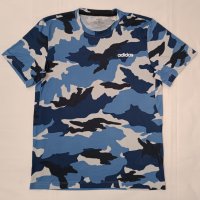 Adidas Camouflage Tee оригинална тениска M памучна фланелка камуфлаж, снимка 1 - Спортни дрехи, екипи - 44443572