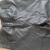 Кожен панталон черен, снимка 2 - Панталони - 40769358