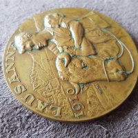 Рядка 1910 бронзова монета Швейцария за селскостопанска култура  , снимка 3 - Нумизматика и бонистика - 41318902