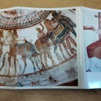 Много стари пощенски картички от тракийска гробница Казанлък България, снимка 1 - Антикварни и старинни предмети - 42469471