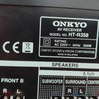 Ресивър Onkyo HT-R358, снимка 14 - Ресийвъри, усилватели, смесителни пултове - 44635370