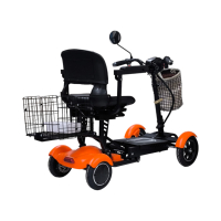 Електрическа сгъваема четириколка MaxMotors 750W - orange, снимка 3 - Инвалидни колички - 44640632