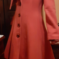 Красиво розово палто, снимка 2 - Палта, манта - 36208931