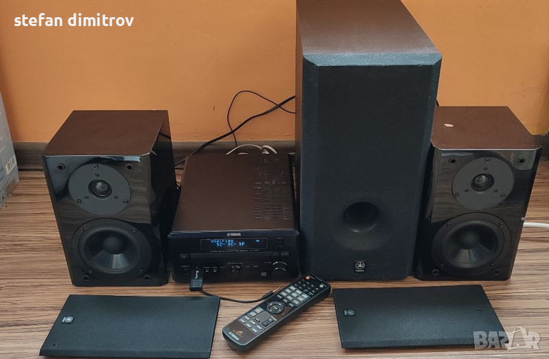 Мини система Yamaha CRX-E320 и колони NX-E700,subwoofer Yamaha sw-p201 и оригинално дистанционно, снимка 1