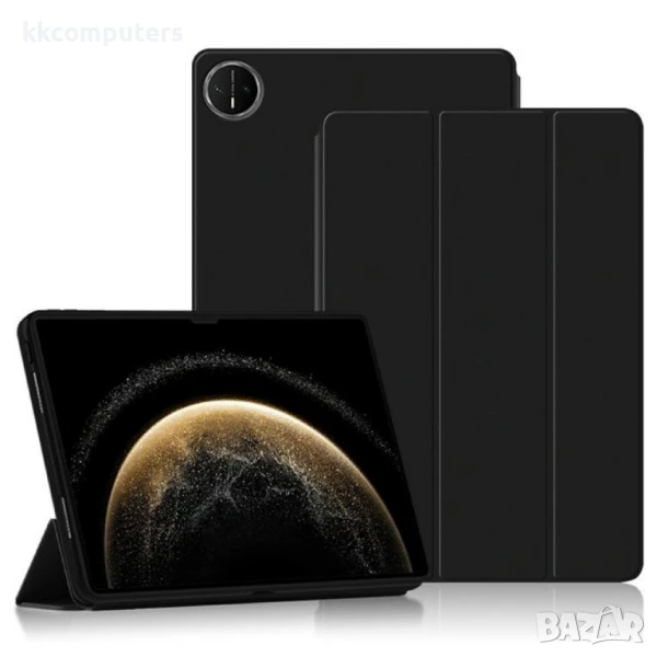 Huawei MatePad Pro 13.2 (2025) Смарт Кожен Калъф с Тройно Сгъване и Протектор – 3 Цвята, снимка 1