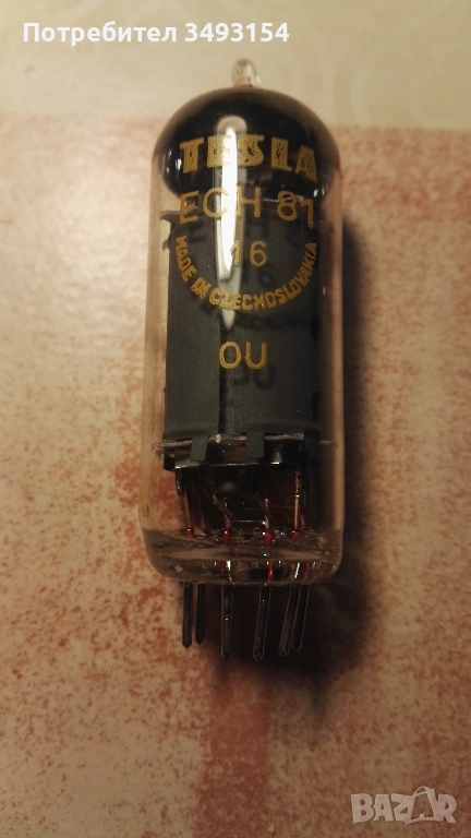 Радиолампа ЕСН81 , снимка 1