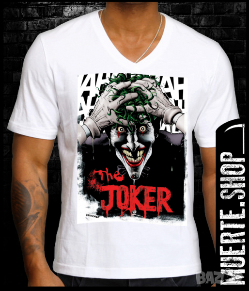 Тениска с щампа JOKER CLASSIC, снимка 1