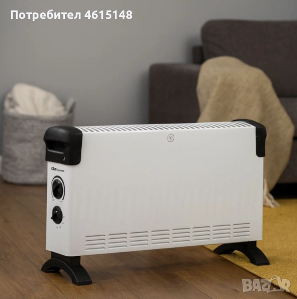 Конвекторни отоплители Rosberg – 2000W, 3 степени, защита от прегряване, снимка 1