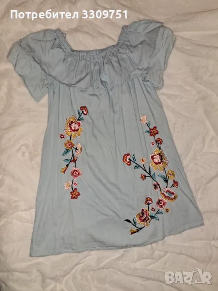 Дамска дънкова рокля , снимка 1