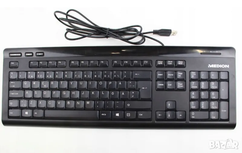 Клавиатура Medion KU-0837 кабелна USB (QWERTY), снимка 1