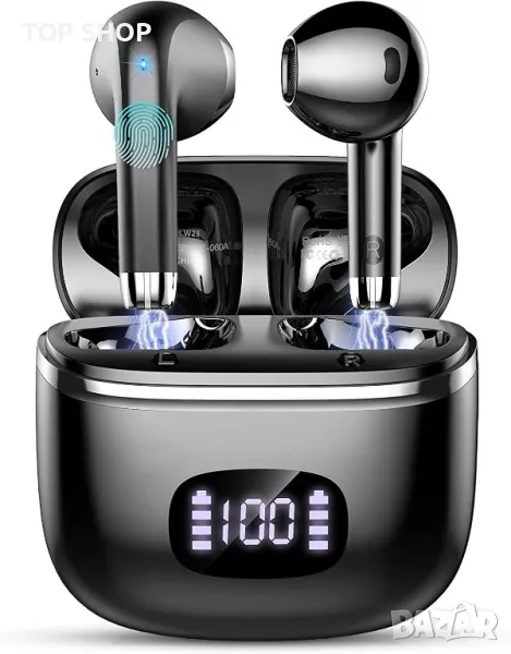 Нови Безжични слушалки Спортни с кутия за зареждане Earbuds за музика, снимка 1