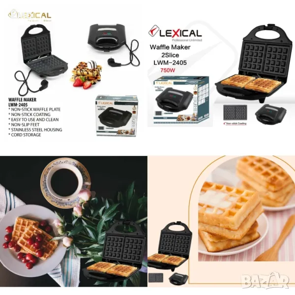 Уред за гофрети - Lexical LWM-2405 - Гаранция 24 месеца , снимка 1