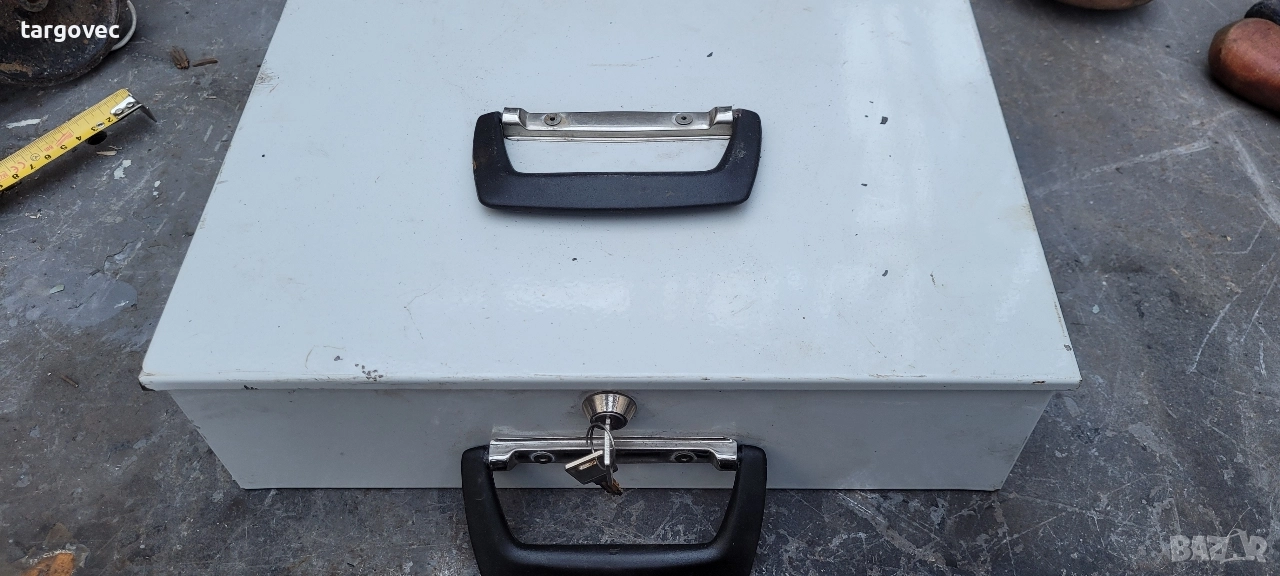 метална касета сейф чекмедже за пари, снимка 1