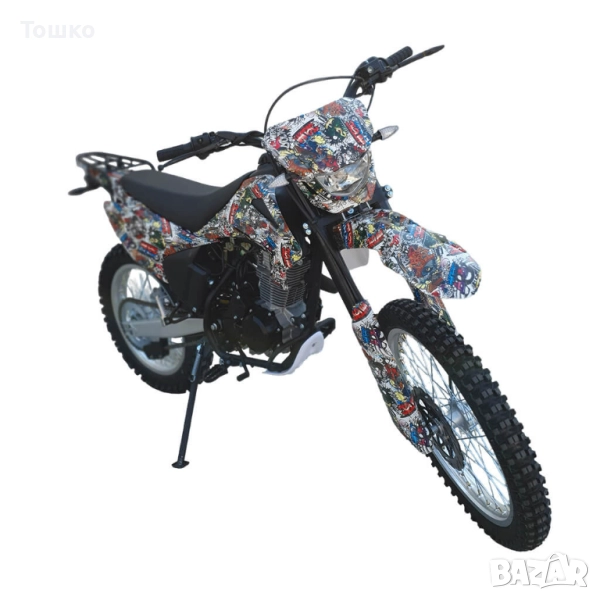 Бензинов Ендуро мотор EcoWay D7-09 Двигател: 250CC(25KW), 5F/N/R, 4-тактов бензинов, едноцилиндров, снимка 1