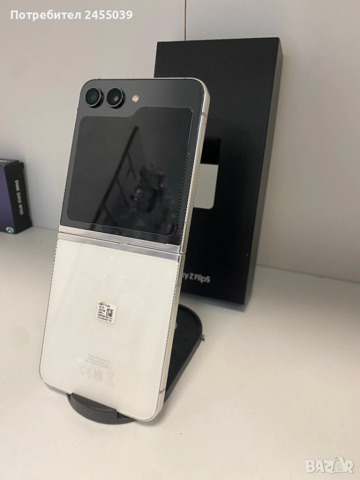 ГАРАНЦИЯ Samsung Z Flip 5 256 Cream, снимка 1