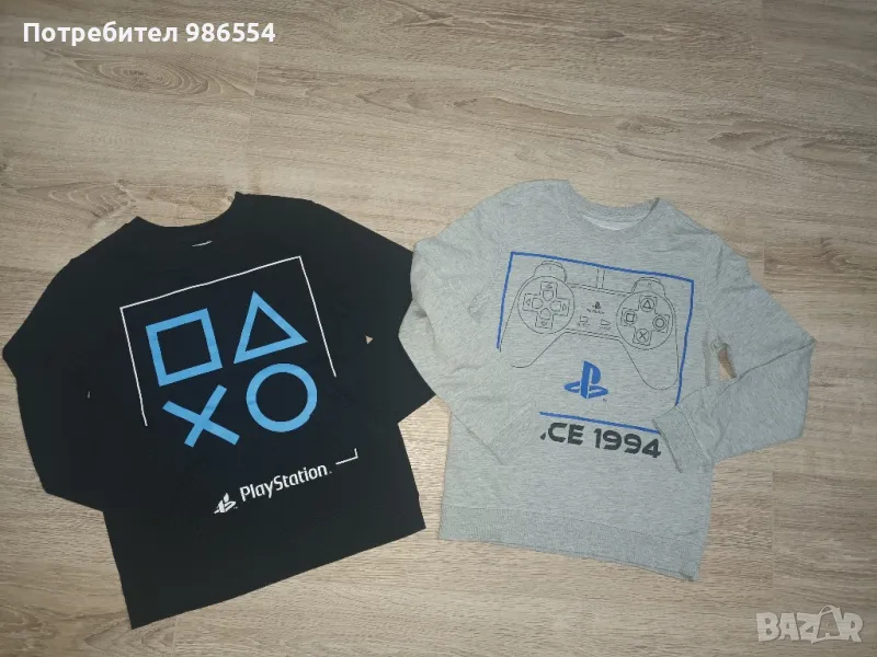 Две блузи за момче размер 140 - 146 см Playstation , снимка 1