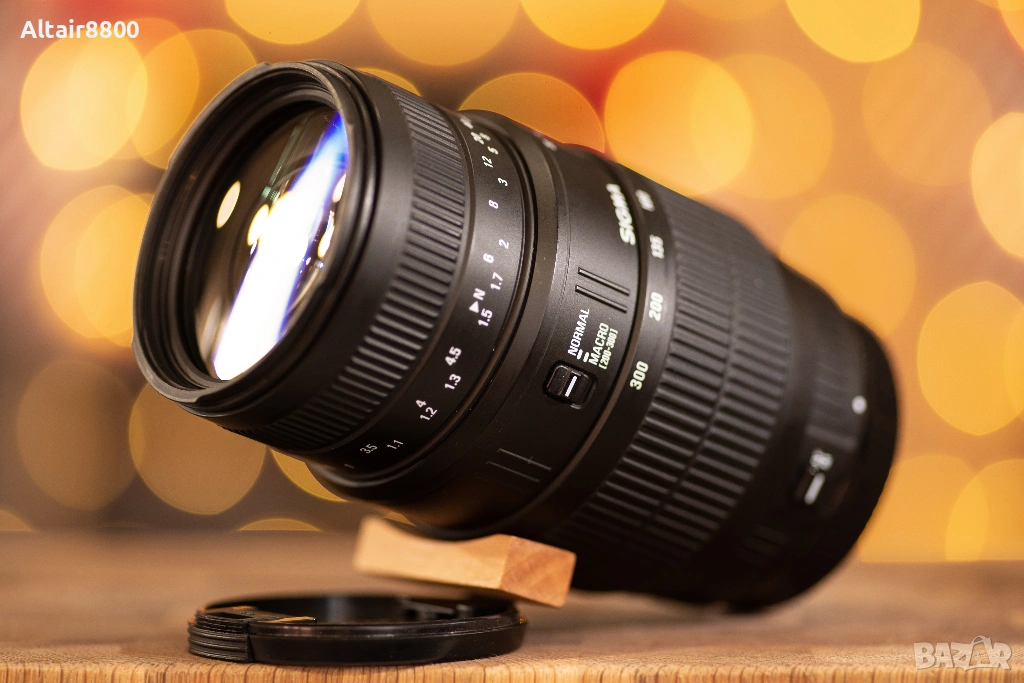 Sigma 70-300mm f/4.5-5.6 DG Macro обектив Канон, снимка 1