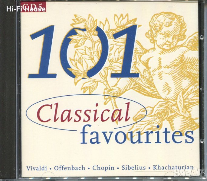 101 Classival Favourites - Vivaldi, Offenbach, Chopin, снимка 1