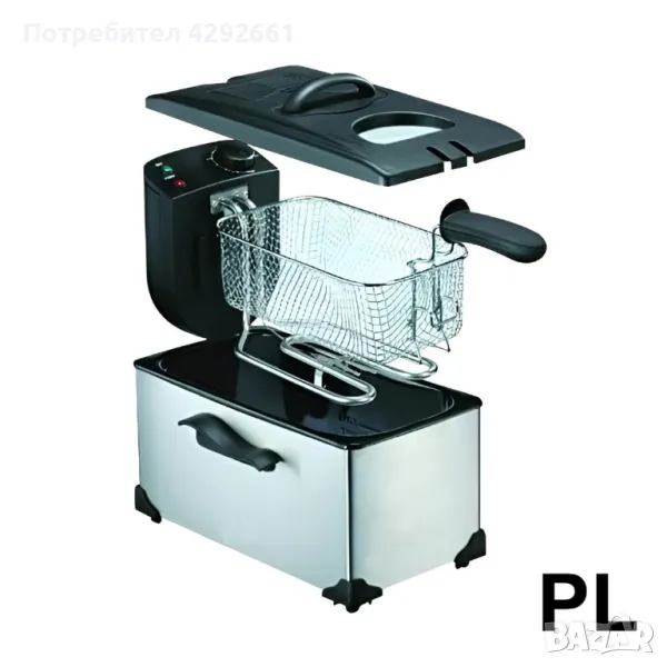 Фритюрник 3 литра, снимка 1