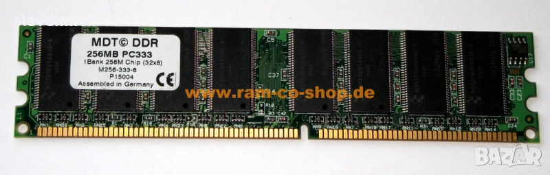 Рам Ram памет за компютър MDT m256-333-8 256MB  DDR 333 mhz , снимка 1