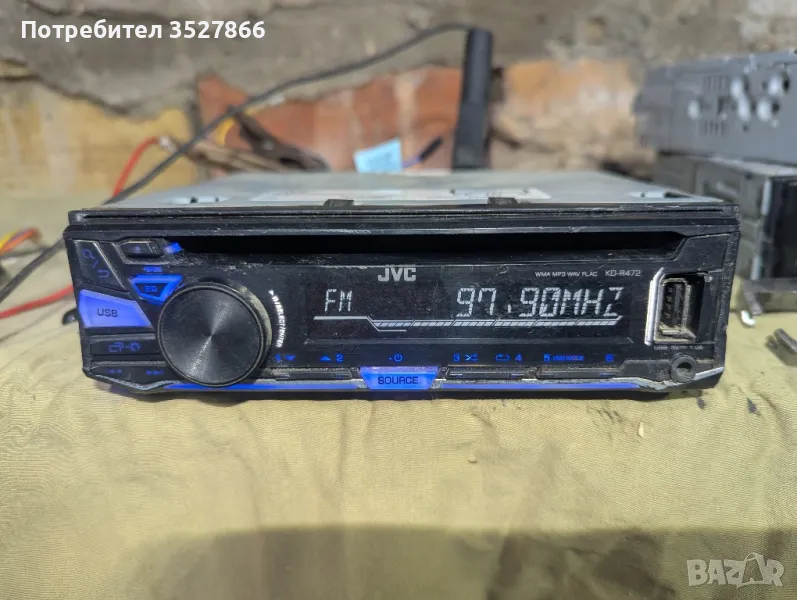 CD плеър за кола JVC KD-R472, снимка 1