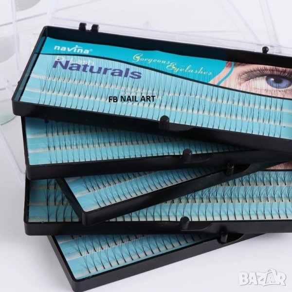 Navina 3D Професионални естествени мигли на сноп, снимка 1