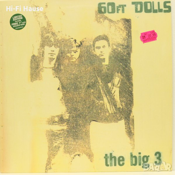 60ft Dolls ‎– The Big 3 - Грамофонна плоча -LP 12”, снимка 1