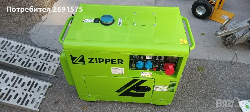 дизелов генератор zipper 5.5kw, снимка 1