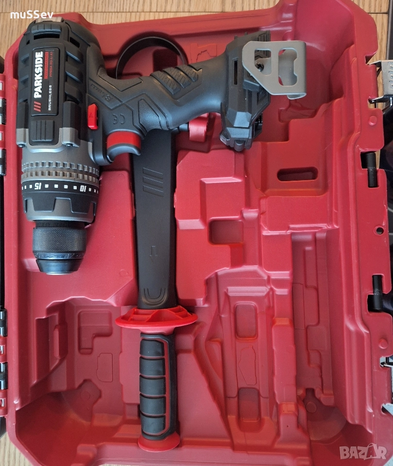 акумулаторен ударен винтоверт на Парксайд Parkside Performance 20V PPBSA A1 , снимка 1