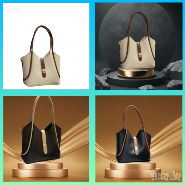 Стилна дамска чанта, еко кожа , снимка 1