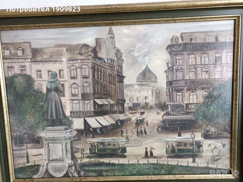 Стара маслена картина, снимка 1