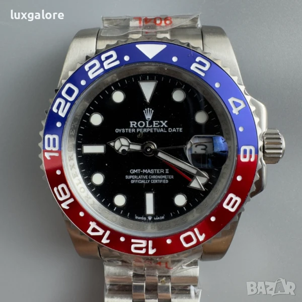 Мъжки часовник Rolex GMT-Master II Pepsi с автоматичен механизъм, снимка 1