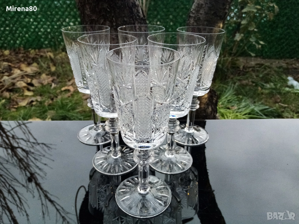 * Ропотамо * - кристален сервиз за вино, снимка 1