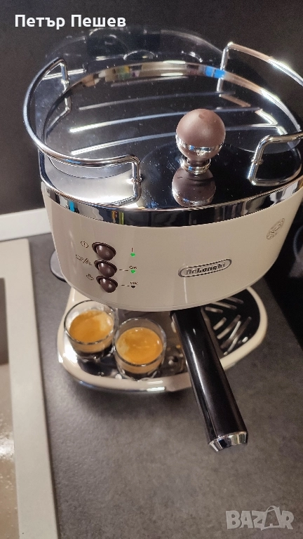 170лв. Delonghi Icona Vintage Ecov311 перфектно еспресо кафе, E.S.E. pods Делонги Нова машина, снимка 1