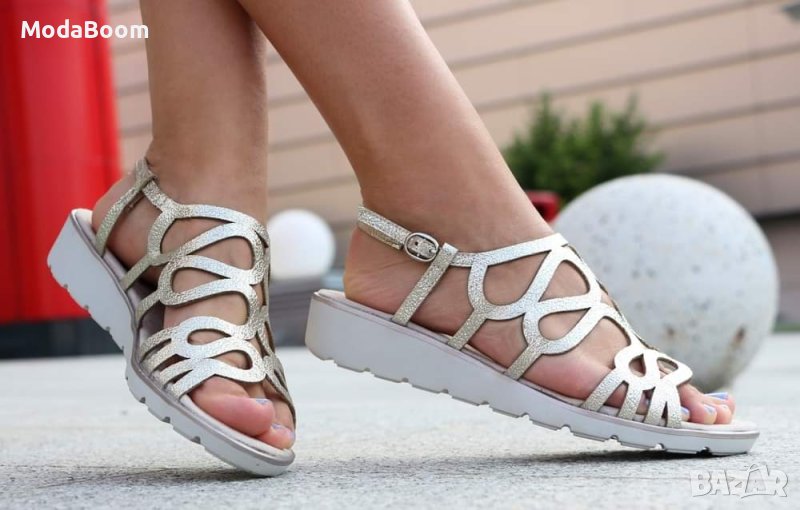 Модерни дамски равни сандали , снимка 1