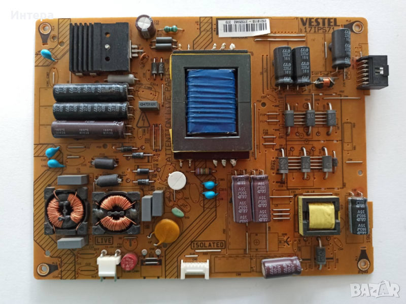 Захранваща платка 17IPS71, дисплей VES390UNDA-2D-N02 от TELEFUNKEN D39F275N3C, снимка 1