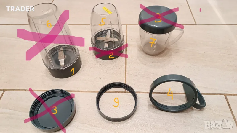 аксесоари капаци нож кана капак за блендер NUTRIBULLET, снимка 1