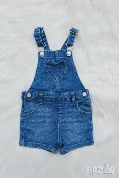 Детски дънков гащеризон 18-24 месеца , снимка 1