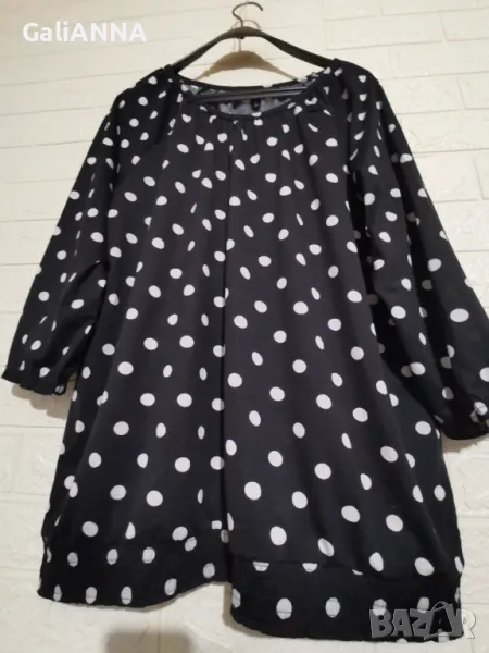 СТРАХОТНА ТУНИКА НА ТОЧКИ 2XL-3XL, снимка 1