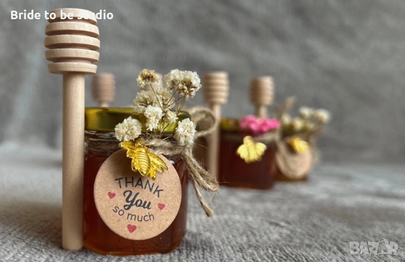 Мини бурканчета с домашен мед, снимка 1