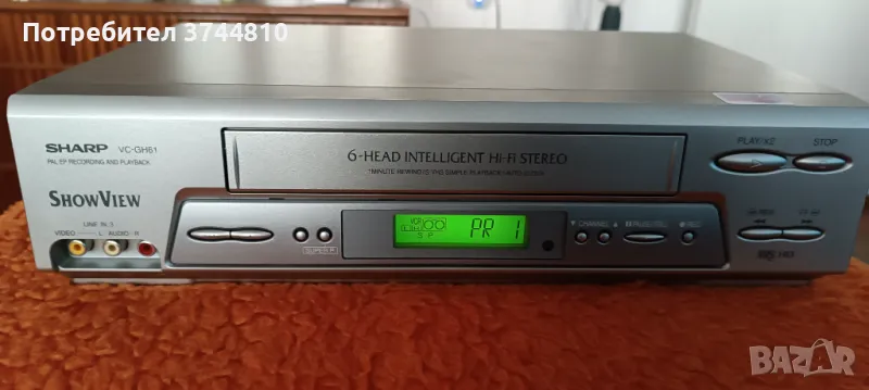 Продавам SHARP video casette recorder, снимка 1